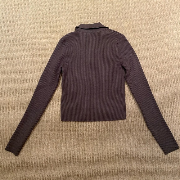 Zara Knit Polo Sweater - Picture 3 of 4